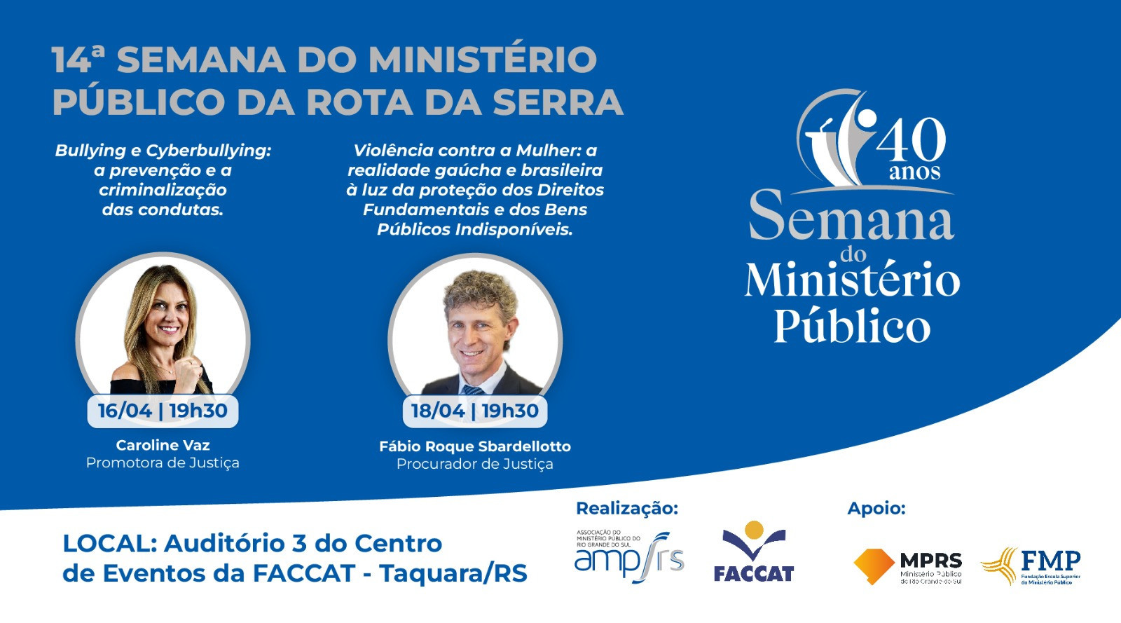 14ª Semana do Ministério Público da Rota da Serra em Taquara